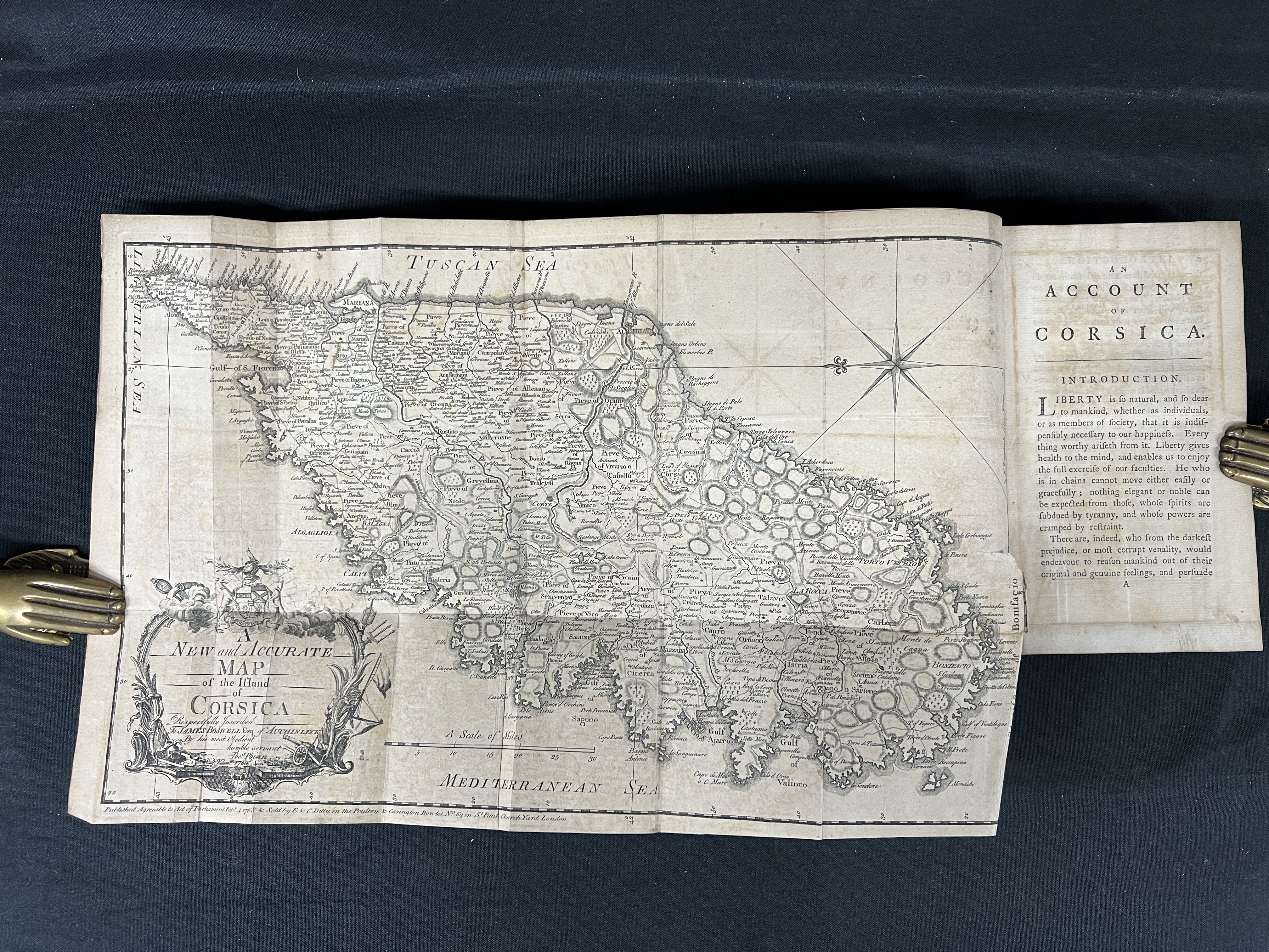 1768 James Boswell Tour of Corsica (Lot 18)