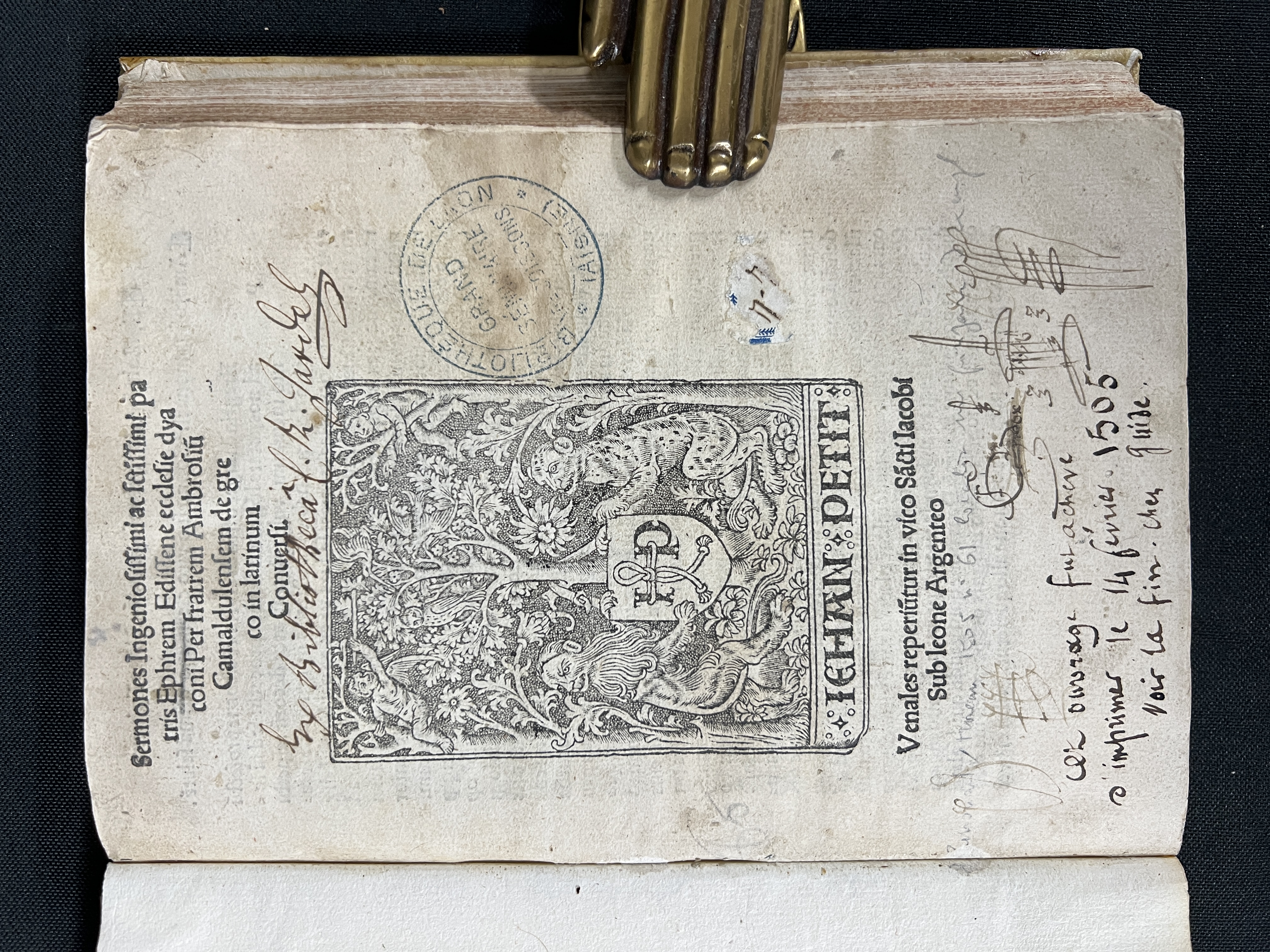 1505 Parisian printing Guy Marchant & Jehan Petit (Lot 32)